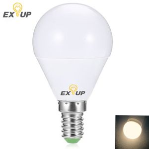 EXUP LED G45 7W E14 Globe Lampa AC 220V - 240V 650LM