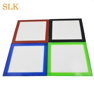 Aprovado pela FDA retângulo forma Tapetes De Silicone de Cera Almofadas Antiaderente Silício Seco Herb Mat Esteira de Alimentos de Cozimento Mat Dabber ferramentas Dab Pad