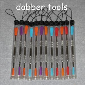 Wachs-Dabber-Werkzeug Ego Evod Zerstäuber Cig Rauchen 120 mm Edelstahl-Dab-Werkzeuge Titan-Nagel-Trockenkräuter-Dabber