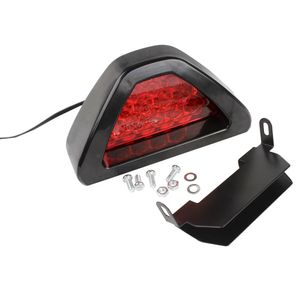 Samochód Lampa LED Flash Culble Triangle Tail Light Light Light Red Universal Auto tył do motocykla ATV Truck SUV