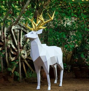 1m high forest empty deer Novelty Items floor decoration large ornaments equal proportion shop door light luxury jewelry office paper mold