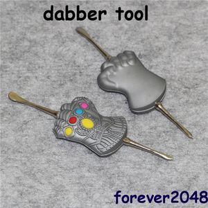 120mm Metal Dabber dab ferramenta dab ferramentas de aço inoxidável dabbing para quartzo banger bong de vidro plataformas de petróleo dab