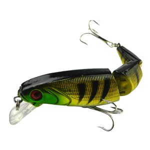 Fishing Lures Flexible Artificial Multi Jointed Bait Hooks Fishing Tackle Tool Crankbait For Perch Pike Walleye Bass