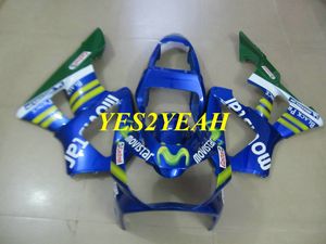 Injection Fairing body kit for Honda CBR900RR 929 00 01 CBR 900RR CBR 900 RR 2000 2001 blue Fairings Bodyowrk+Gifts HZ53