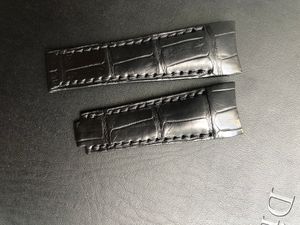 Wholesale alligator band resale online - Fro Rol Genuine Crocodile Alligator Skin Leather Watch Bands Strap Belt Watch Band Without Buckles Width mm mm Length