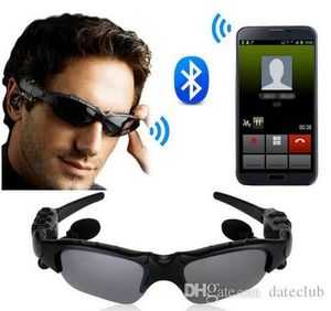 Okulary przeciwsłoneczne Słuchawki Smart Okulary Stereo Sports Bezprzewodowy Bluetooth V4.1 Słuchawki Zestaw głośnomówiący Słuchawki Odtwarzacz Muzyczny dla iPhone 7 7Plus Samsung