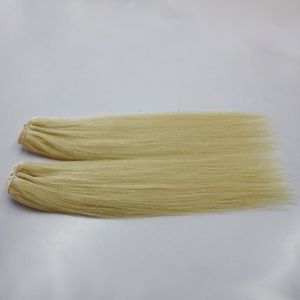 Elibess marca 3 pacotes 613 cor loira tecer cabelo 613 brasileiro remy cabelo humano tecer livre dhl