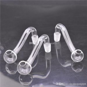 Alta qualità 10mm 14mm 18mm maschio spesso vetro pyrex bruciatore a nafta tubi dell'acqua per piattaforme petrolifere bong in vetro adattatore per fumare tubo bruciatore a nafta