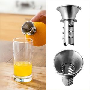 Mini 304 Stainless Steel Lemon Juicer Household Manual Lemon Drilling Tools Kitchen Small Fruit Squeezer Juice Extractor