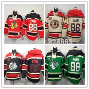 Wholesale chicago blackhawks hoodies for sale - Group buy Custom Chicago Blackhawks Hoodies Jerseys Patrick Kane Old Time Hockey Hoodies Sweatshirts Black Skull Green Red Beige M XL