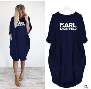 316ドレス女性カールルーズレター春秋のビッグサイズ4xl 5xlプラス衣類295