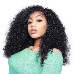 Indian Kinky Curly Wigs For Women 150% Density Curly 360 Lace Frontal Wig DIVA HAIR Curly Wig Full Lace Front Human Hair Wigs