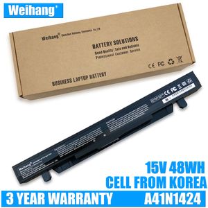 3200mAh Weihang Cell من كوريا A41N1424 بطارية كمبيوتر محمول لـ ASUS ROG ZX50 ZX50J ZX50JX GL552 GL552J GL552V GL552VW