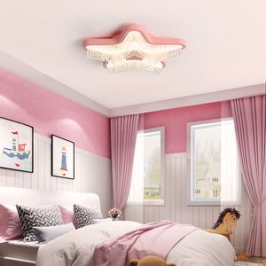 Chandelier led Modern childrens room crystal lights for bedroom baby boys girls Kids living room home light chandeliers lamp