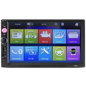 Универсальный 7010b 7-дюймовый Bluetooth FM Radio Car MP5 Player Car DVD