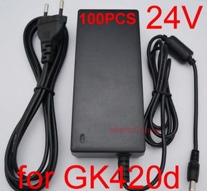 100PCS High quality 24V 4A IC solution AC   DC 24V Power Supply For Zebra GK420d GX420d GK420t GK420t Printer Adapter EU  US  UK  AU Plug