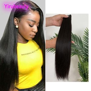 Malaysian Human Hair 3 Bundles Double Drawn Straight Double Wefts Hair Weaves Three Pieces/lot Straight