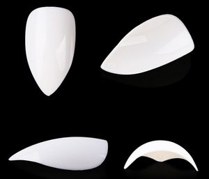 600 sztuk Fałszywy Nail Art Moret Waterdrop False White Natural przezroczyste wskazówki paznokci dla salonu i DIY