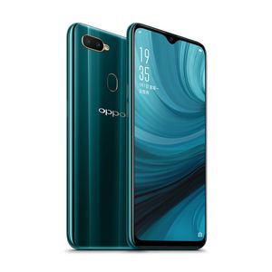 Orijinal OPPO A7 4G LTE Cep Telefonu 4 GB RAM 64 GB ROM Snapdragon 450B Octa Çekirdekli Android 6.2 inç Tam Ekran 16.0MP AI HDR OTG 4230 mAh Yüz KIMLIK Parmak İzi Akıllı Cep Telefonu