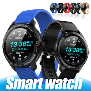 L9 Smart Watch Health Fitness Tracker Сердцетеры Кровяное давление Кислород Интеллектуальный монитор IP68 Водонепроницаемые умные часы с розничной коробкой