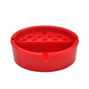 Wholesale ABS Plastic Cigarette Holder Smoking Ashtray With Ash Holder Snuff With 10pcs Cigarette Storage Hole Car smoke Ash Holder