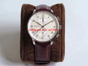 6 Kolor Najwyższej jakości Zegarek Z.F Fabryka V2 Wybór wersji Portugalski Chronograph Swiss 7750 Automatyczne nurkowanie Męskie zegarki na rękę