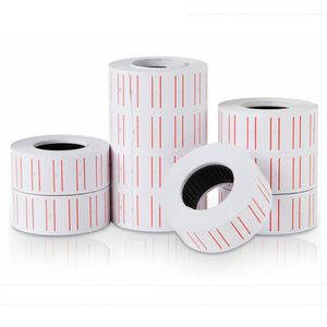 21.5*12mm Paper Tag Label Sticker For Price Gun Labeller Retail Services Business Shop Tagging Supplies