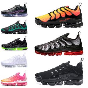 Wholesale rainbow black resale online - mens womens running shoes rainbow bumblebee sunset grape triple black white red shark tooth women sports sneakers size