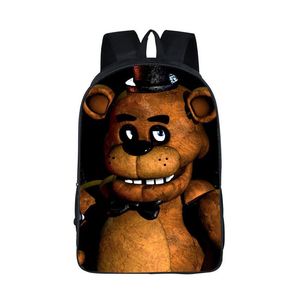 2019 Hot Sale Five Nights At Freddy Rucksack Damen Herren FNAF Schultaschen Teenager Kinder Rucksack Schultasche Kinder Buchtaschen Geschenk