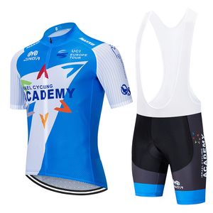 2024 Blu ACADEMY Cycling Jersey 19D Bike Shorts Set Ropa Ciclismo MENS Estate Quick Dry CICLISMO Maillot Abbigliamento inferiore