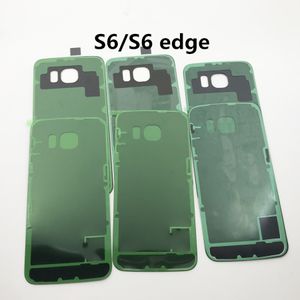New Back Rear Battery Cover Glass Door For Samsung S6 edge plus G920F G925F G928F Cell Phone Housing Back Battery Cover Case