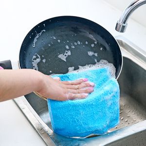 kichen tools Super towel Absorbent Bamboo fiber kitchen dish Cloth High-efficiency tableware Household Cleaning Towel gadgets cosina