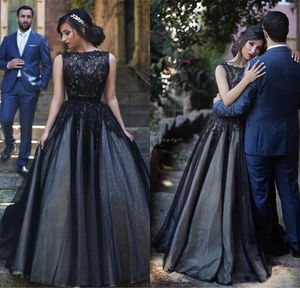 Гламурные черные кружевные свадебные платья простые шеи простые рукавочные платья бездель