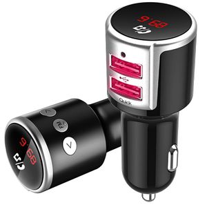 BC33 Bluetooth Автомобильный FM-передатчик радио адаптер USB зарядное устройство MP3-плеер Быстрая зарядка с FM-передатчиком