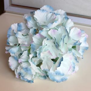 54 Stück Blütenblätter, Simulation Hortensie, gefälschter Blütenkopf, DIY-Blume, Hortensie, Heimdekoration, Hochzeit, dekorative Seide, Blumenkopf, Wand