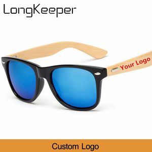 Benutzerdefinierte Logo Bambus Fuß Sonnenbrille Männer Holz Sonnenbrille Frauen Originalholz Sonnenbrillen kundenspezifisch 20 Stcs/Set Großhandel