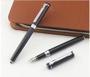 Ny All Metal Fountain Pen High Quality Ink Pen för presentkontor och skolskrivningsavsnitt