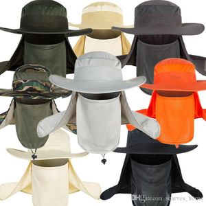 detachable cover face fishing hat jungle hat men and women sandstormproof mosquitoesproof sun screeen climbing outdoor hat