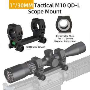 25mm 30mm Picatinny Cantilever Weaver Dual Rings Scope Mount Ring Tactical Heavy Duty Forward Reach Cam Locks CL24-0226