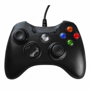 Welcom We-890s USB-kabeldragare Gamepad LED-indikator Double Vibration Joystick Joytpad - Svart