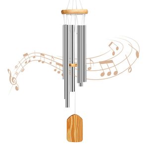 Колокольчики на открытом воздухе Amazing Grace Wind Chime 6 металлических трубок Колокольчики на открытом воздухе Лучший подарок для мамы и семьи