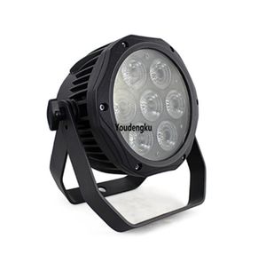 4 шт. Горячие 7 x 18 Вт 6in1 RGBWA УФ-светодиодные диско-светодиоды mini par light rgbwa + uv led par 64