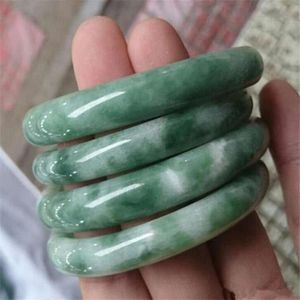 Jade zielony kamień szlachetny vintage bransoletki bransoletki urok Pure Natural Jade Bransoleta Jade Bransoletka Wedding Prezent biżuterii Banles Charm Dhl