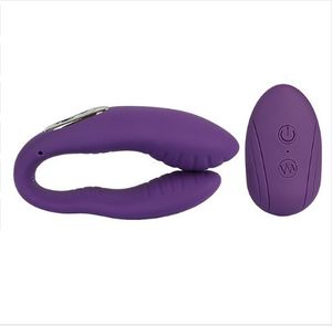 Пульт дистанционного управления 10 Speed ​​U Shape G-Spot Клиторальный фаллоимитатор Вибратор Секс-игрушки для женщин USB аккумуляторная Продукты секса