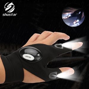 LED Bicycle Light Gloves light Waterproof Finger lamp Flash Riding Fishing walking Rescue illumination outdoor equipment