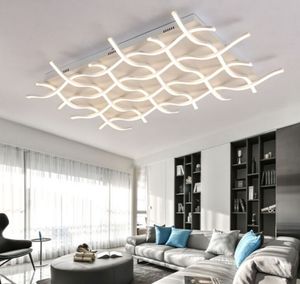 nuove plafoniere a LED moderne creative per soggiorno camera da letto cucina lampada da soffitto Deco nero/bianco apparecchi di illuminazione domestica per interni MYY