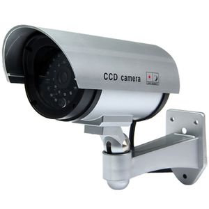 Wielofunkcyjna manekina CCTV Security CCD IR Kamera z czerwoną LED migającym światłem do pomieszczenia / nadzoru zewnętrznego