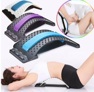 Stretch Utrustning Back Massager Magic Stretcher Fitness Lumbar Support Relaxation Mate Spinal Pain Lowiav Chiropractor Message