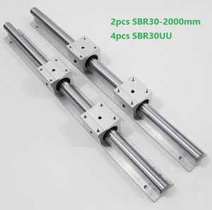 Wholesale bearing rail for sale - Group buy 2pcs SBR30 mm linear guide rail SBR30UU linear bearing blocks for cnc router parts