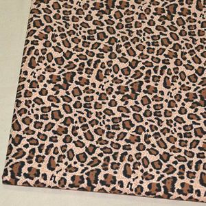 Fabric Pretty Cool Brown Sexy Leopard Thick Canvas Cotton Tablecloth Curtain Pillow Decoration